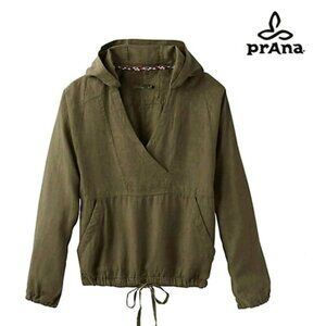 Prana Bowry Hemp Hooded Top Size Medium